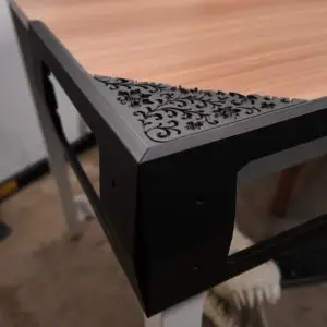 Custom 3D Printed 4in Benching for Desk